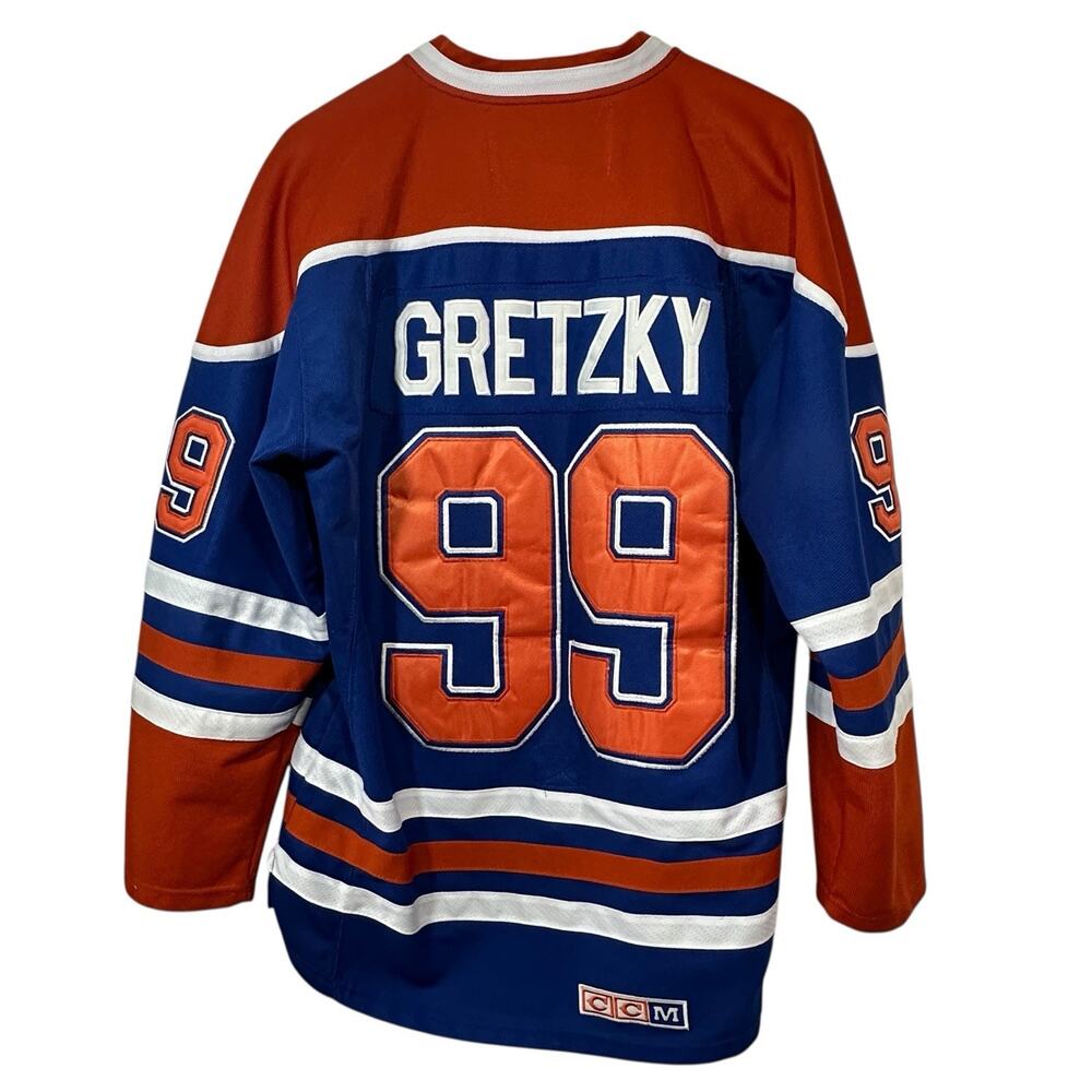Wayne Gretzky Edmonton Oilers CCM Vintage Hockey Jersey Size 50 (Large) Adult - Picture 4 of 16